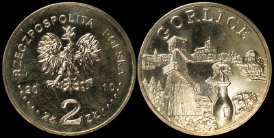 Польша. 2 злотых. 2010 (Unc) Горлице