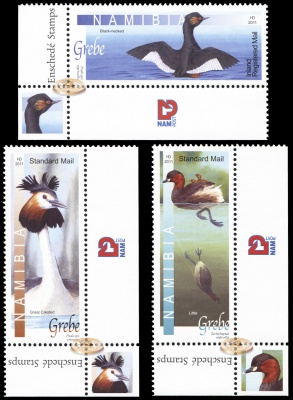 Намибия. 2011. Поганковые Намибии [Podiceps] (Серия. MNH OG)