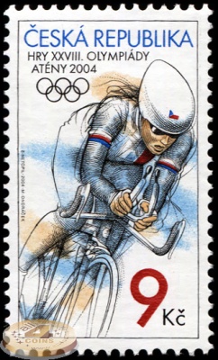 Чехия. 2004. XXVIII Олимпийские игры в Афинах (Почтовая марка. MNH OG)