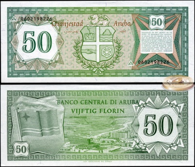Аруба. 50 флоринов (Unc) 1986