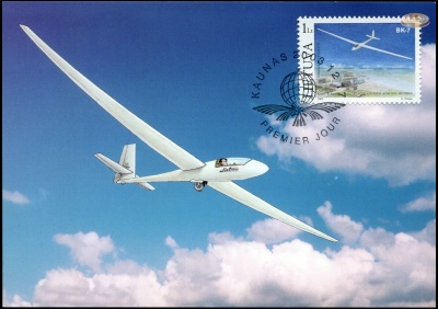 Литва. 2003. Планёр BK-7 Lietuva (Картмаксимум. M)