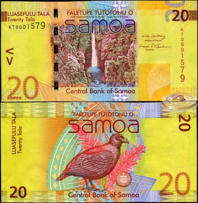 Самоа. 20 тала (Unc) 2008