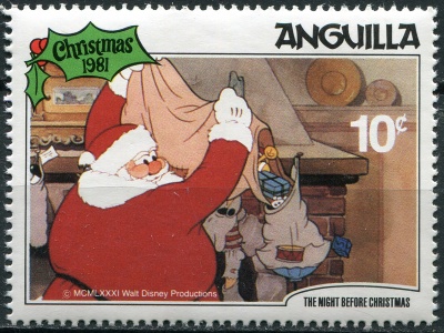 Ангилья. 1981. Рождество 1981 (Почтовая марка. MNH OG)