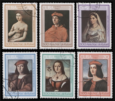 Куба. 1983. Живопись Рафаэля (Серия. CTO Гашеная)