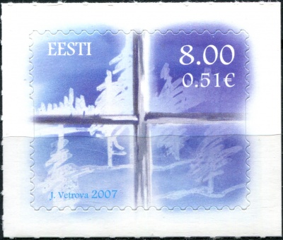 Эстония. 2007. Рождество (Почтовая марка. MNH OG)