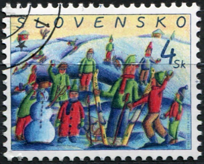 Словакия. 1999. Рождество (Почтовая марка. CTO Гашеная)