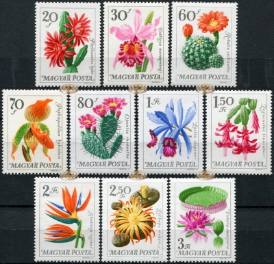 Венгрия. 1965. Цветы Ботанических садов (Серия. MNH OG)