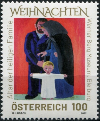 Австрия. 2022. Рождество 2022 (Почтовая марка. MNH OG)