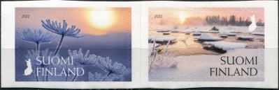 Финляндия. 2022. Зимний свет (Сцепка. MNH OG)