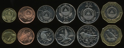 Кабо Верде. Набор №2 (6 монет. 1 биметалл) 1994