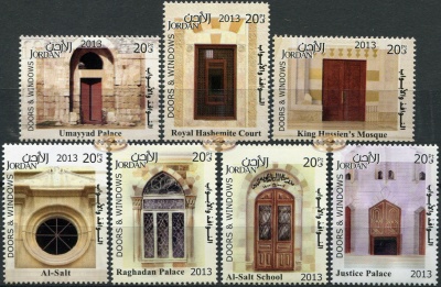 Иордания. 2013. Иорданские классичесвие Двери и Окна (Серия. MNH OG)