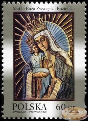 Польша. 1999. Образ Победоносной Богородицы из Козельска  (Почтовая марка. MNH OG)
