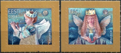 Эстония. 2022. Рождество (Серия Почтовых марок. MNH OG)