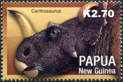 Папуа Новая Гвинея. 2004. Центрозавр (Почтовая марка. MNH OG)
