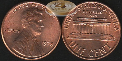 США. 1 цент. 1978 (Unc)