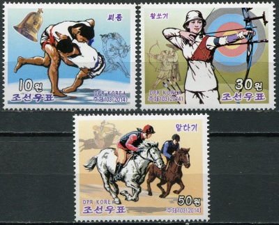 КНДР. 2014. Традиционные соревнования (Серия. MNH OG)