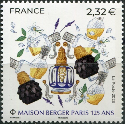 Франция. 2023. 125-летие Дома Берже, Париж (Почтовая марка. MNH OG)
