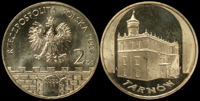 Польша. 2 злотых. 2007 (Unc) Тарнув