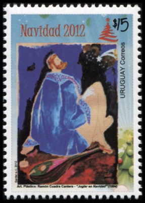 Уругвай. 2012. Рождество 2012 (Почтовая марка. MNH OG)
