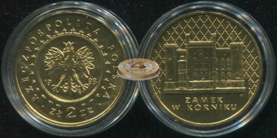 Польша. 2 злотых. 1998 (Unc)