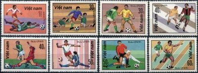 Вьетнам. 1990. Чемпионат мира по футболу, Италия'90. Логотип (Серия. MNH OG)