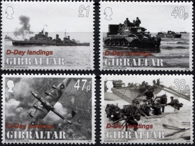 Гибралтар. 2004. 60 лет со Дня-D (Серия. MNH OG)
