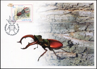 Литва. 2003. Жук-олень (Картмаксимум. M)