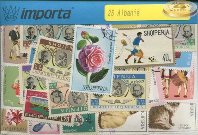 Албания. Набор почтовых марок (25 шт. Ассорти)