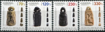 Армения. 2019. Камни - печати из Араратского царства (8 век) (Серия Почтовых марок. MNH OG)