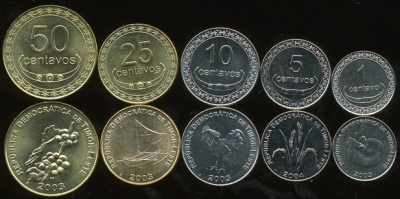 Тимор-Леште. Набор №1 (5 монет) 2003-06