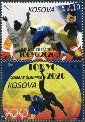 Косово. 2021. Летние Олимпийские игры 2020 - Токио, Япония 2021 (Сцепка. MNH OG)