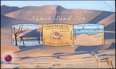 Намибия. 2015. Прибрежная пустыня Намиб (Малый лист. MNH OG)