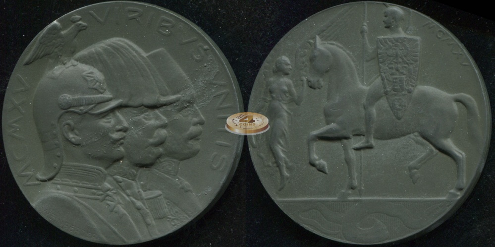 Австрия. Настольная медаль. 1915 (aUnc++)