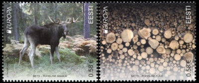 Эстония. 2011. Леса (Серия. MNH OG)