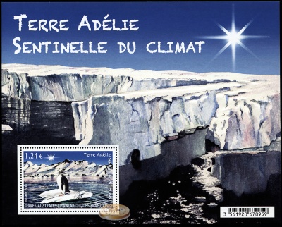 Земля Адели. 2015. Климатические исследования (Блок. MNH OG)