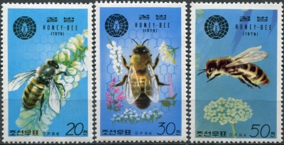 КНДР. 1979. Медоносные пчелы (Серия Почтовых марок. MNH OG)