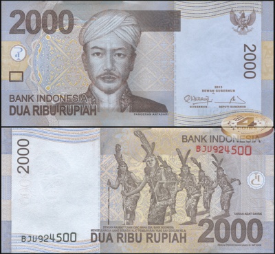 Индонезия. 2000 рупий (Unc) 2013