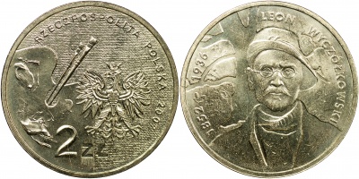 Польша. Монета 2 злотых. 2007 (KM#Y.626. Unc) Леон Ян Вычулковский, художник