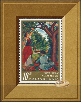Венгрия. 1967. Картины из Национальной галереи Будапешта (Блок. MNH OG)