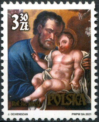Польша. 2021. Год святого Иосифа (Почтовая марка. MNH OG)