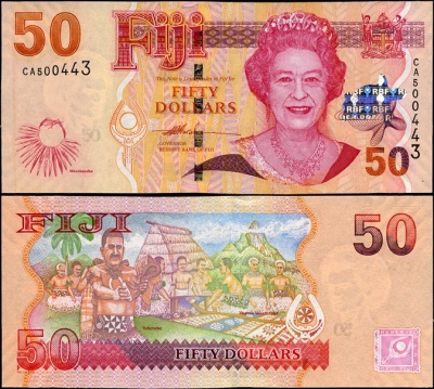 Фиджи. 50 долларов (Unc) 2007