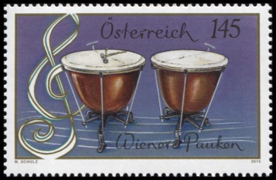 Австрия. 2015. Венские Литавры (Почтовая марка. MNH OG)