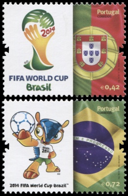 Португалия. 2014. Чемпионат Мира по Футболу. Бразилия 2014 (Серия. MNH OG)