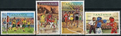 Танзания. 2000. Летние Олимпийские Игры, Сидней 2000 (Серия. MNH OG)