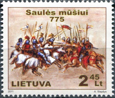 Литва. 2011. 775-я годовщина битвы при Сауле (Почтовая марка. MNH OG)