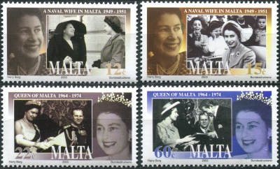 Мальта. 2003. 50-я годовщина коронации королевы Елизаветы II (Серия Почтовых марок. MNH OG)