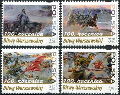 Польша. 2020. 100-летие битвы за Варшаву (Серия Почтовых марок. MNH OG)