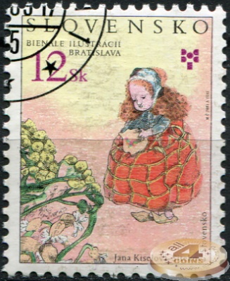 Словакия. 2003. Международная биеннале иллюстрации в Братиславе (Почтовая марка. CTO Гашеная)