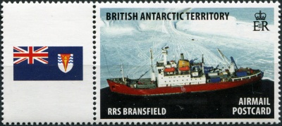Британская Антарктическая территория. 2011. RRS Bransfield (Почтовая марка. MNH OG)