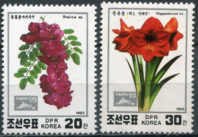 КНДР. 1993. Цветы (Серия Почтовых марок. MNH OG)